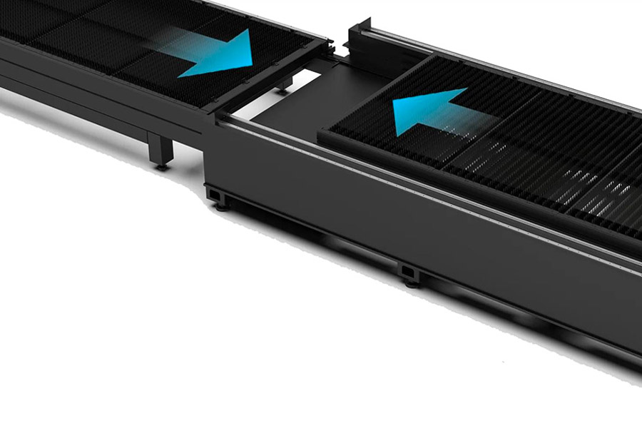 graphic of dual-platform exchange table