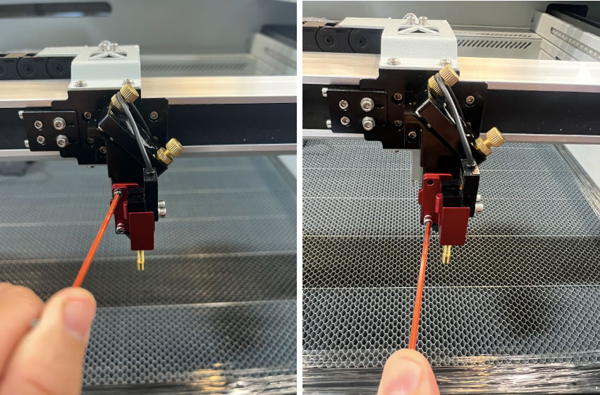 2.5mm Allen key removing the lens housing