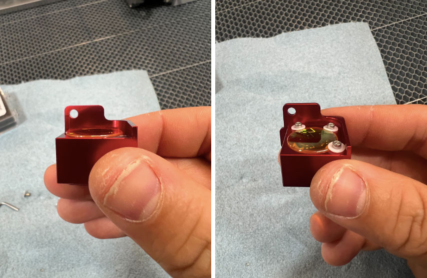 lens in lens housing