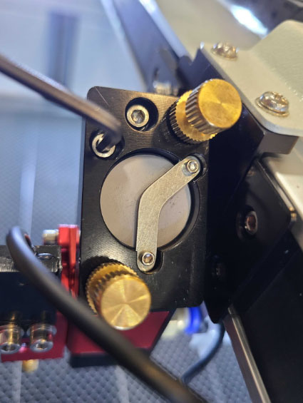 brass alignment knob and set screw