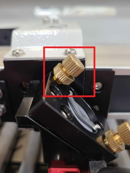 brass alignment knob and set screw