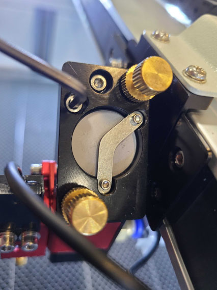 brass alignment knob and set screw