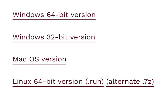 Windows versions