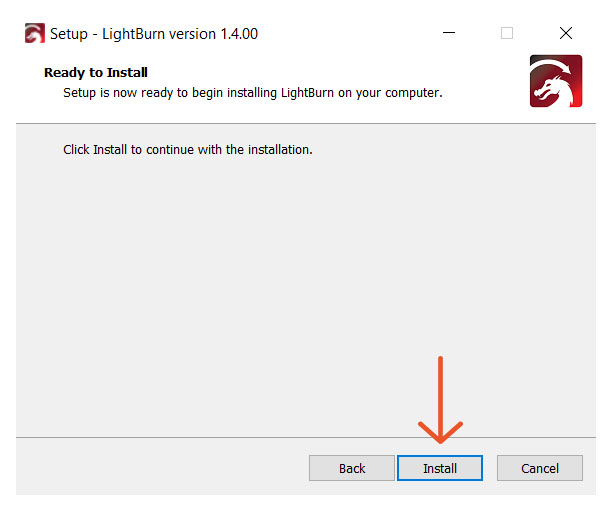 Setup LightBurn Wizard
