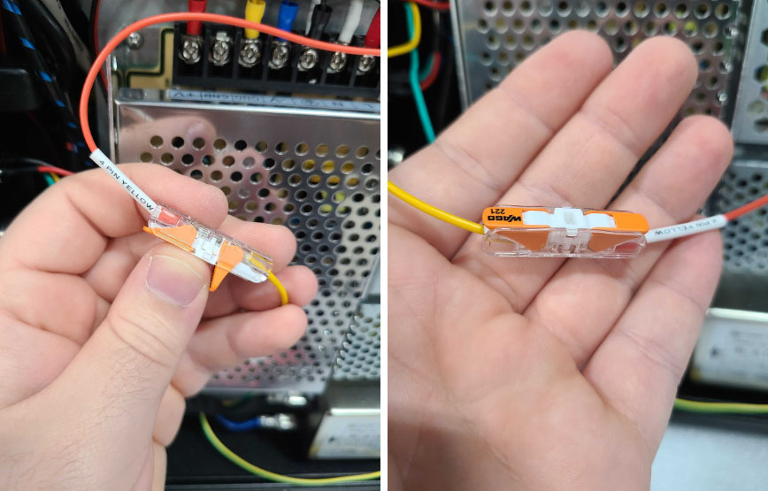 4 PIN YELLOW wire