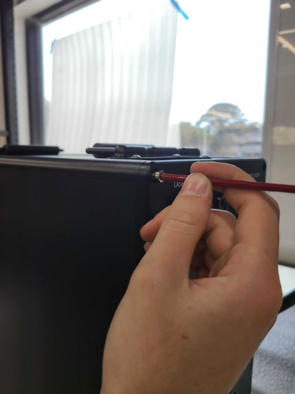 5 mm Allen key to remove the top plate