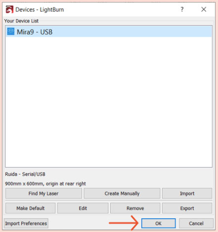 Devices Window