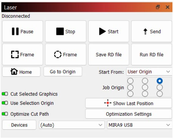 lightburn interface