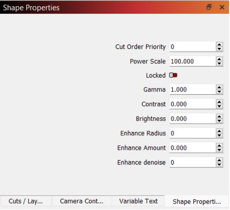 lightburn interface