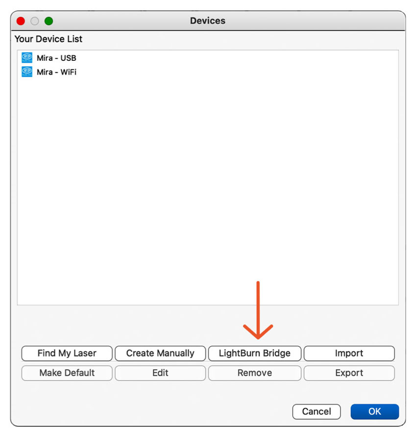 Devices Window