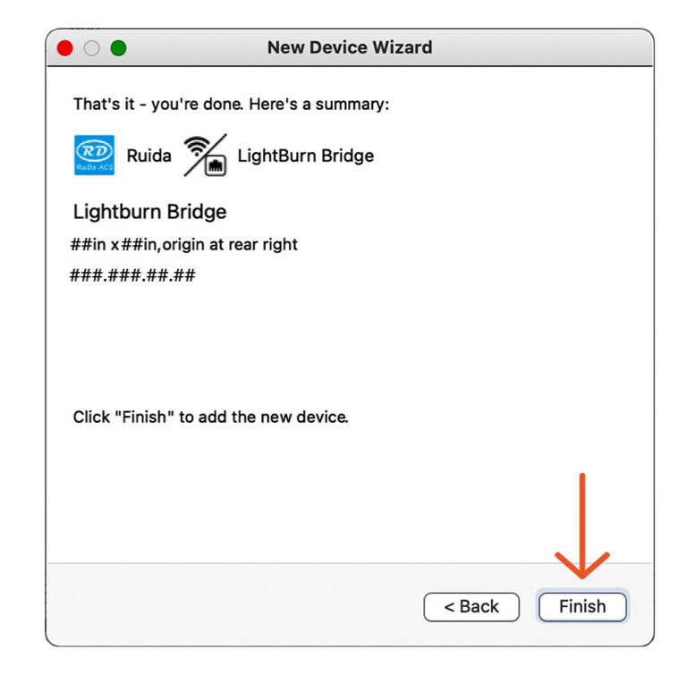 New Device Wizard