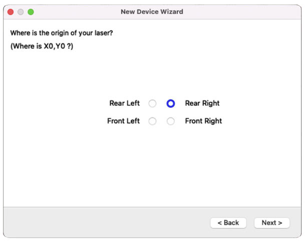 New Device Wizard window