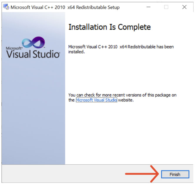 Installation finished