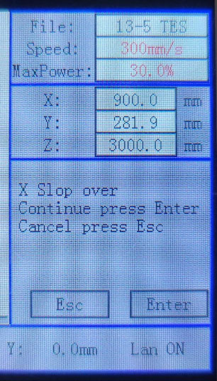 machine error