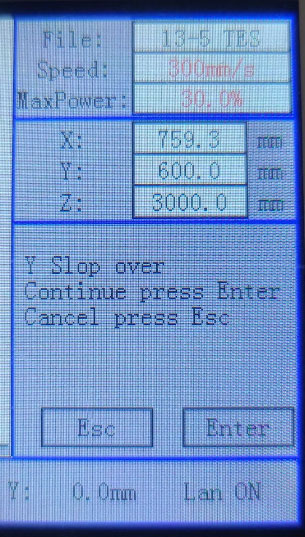 machine error