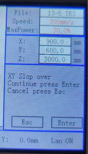 machine error