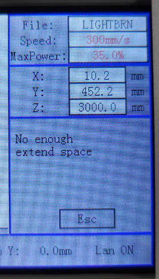 machine error