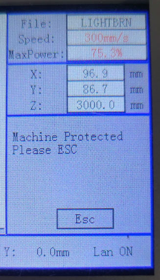machine error