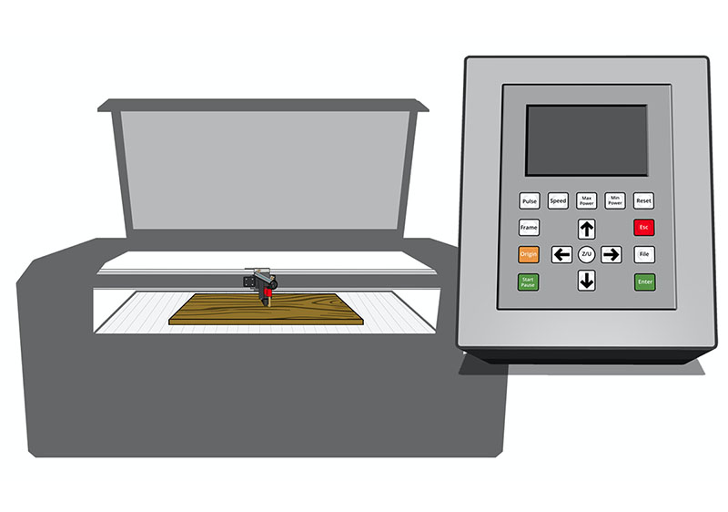 Laser and Keypad