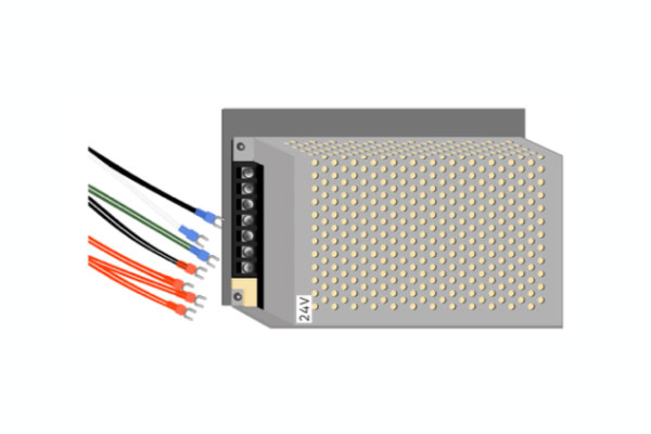 Power supply, wires