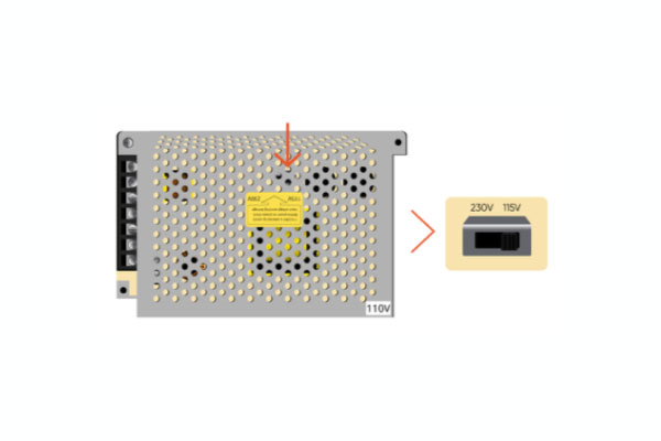 Internal voltage switch