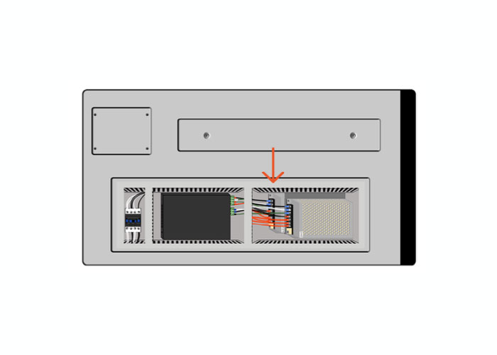 Side of machine