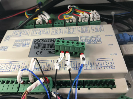 CN3 green block above the Controller