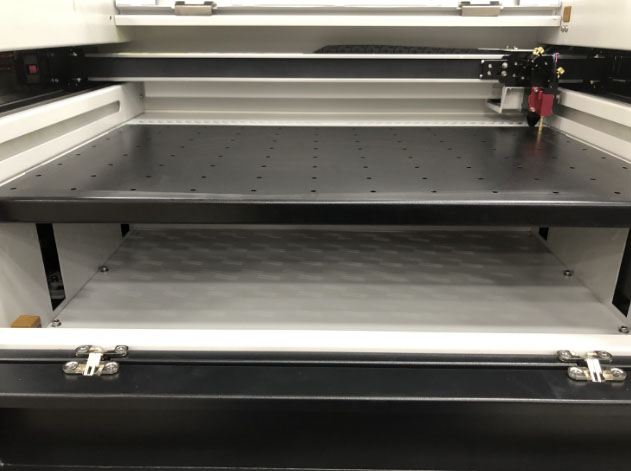 Laser at home position