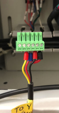 Super Box Y Driver terminal block