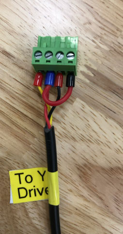 This terminal block will have 4 screws
