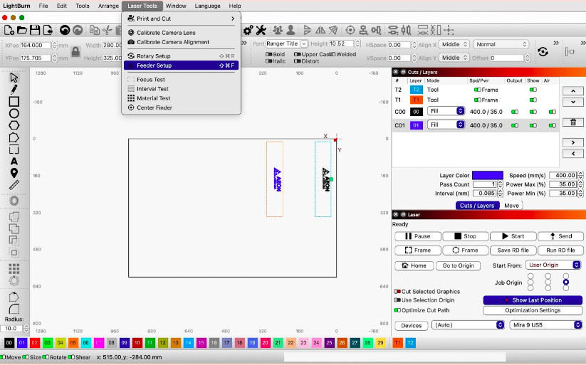 Feeder Setup