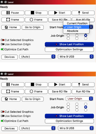 User Origin set to CENTER RIGHT