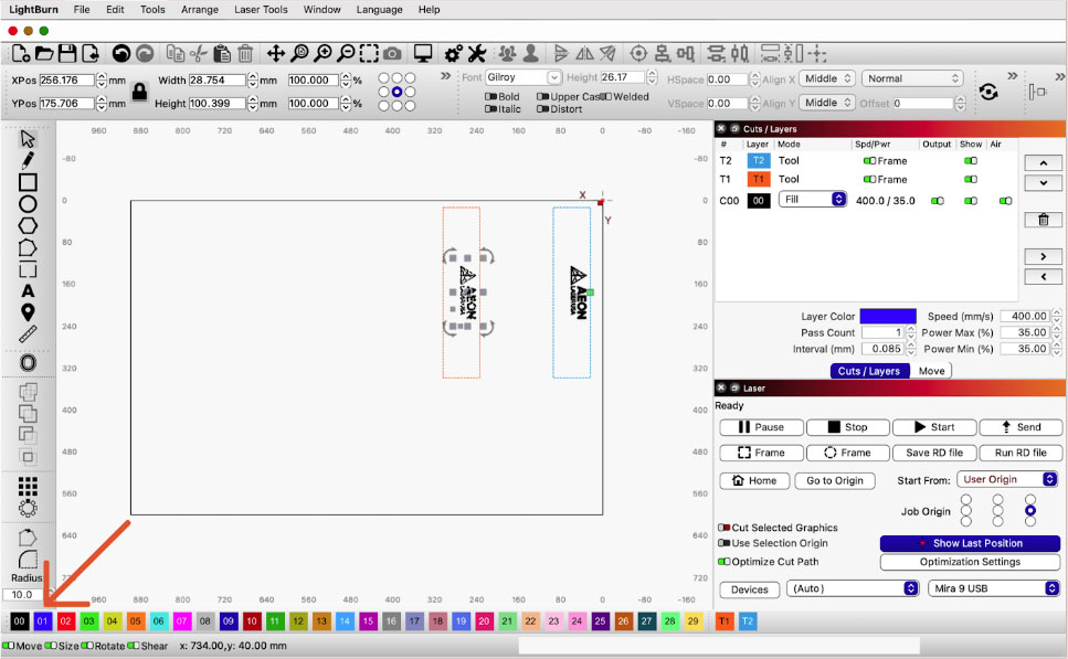 create a second layer