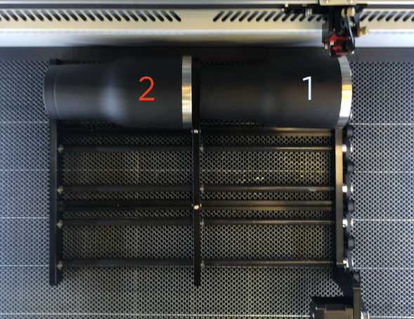 Two tumblers loaded on Multi-Roller
