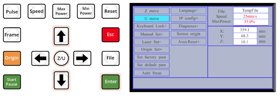 U MOVE is highlighted
