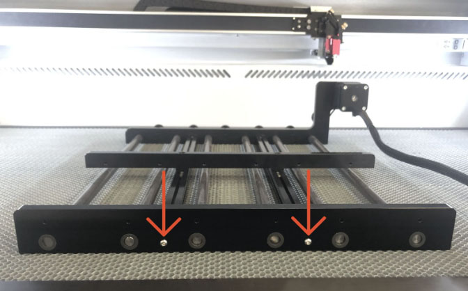 Multi-Roller, turned with motor in the distance