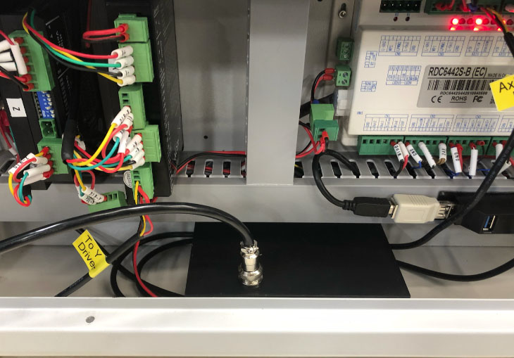 View of side panel with Super Box, Controller, and Drivers