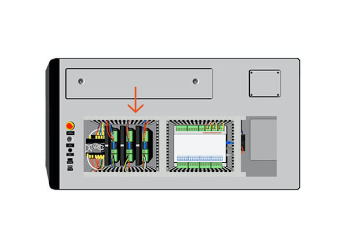 Machine side panel