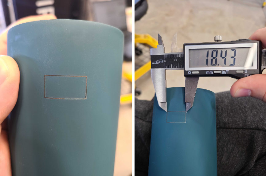 calipers measuring